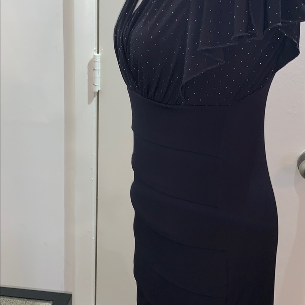 Black Ruffle Dress - Picture 7 of 8